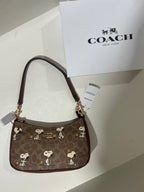 Coach Peanuts Teri Shoulder Bag (with Box and long strap)