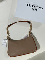 Coach Teri beige Shoulder Bag (with Box and long strap)