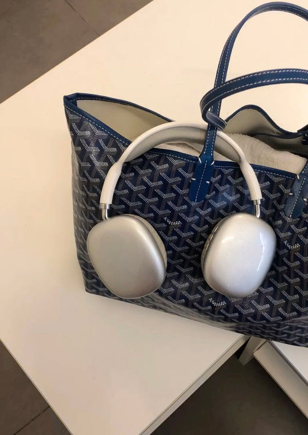 Goyard Tote Bag – Navy Artois (Large With Pouch)