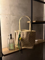 Goyard Tote Bag - Cream (Medium with Pouch)
