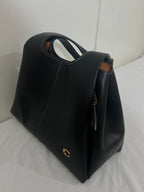 Coach Lana Shoulder Bag In Signature Black