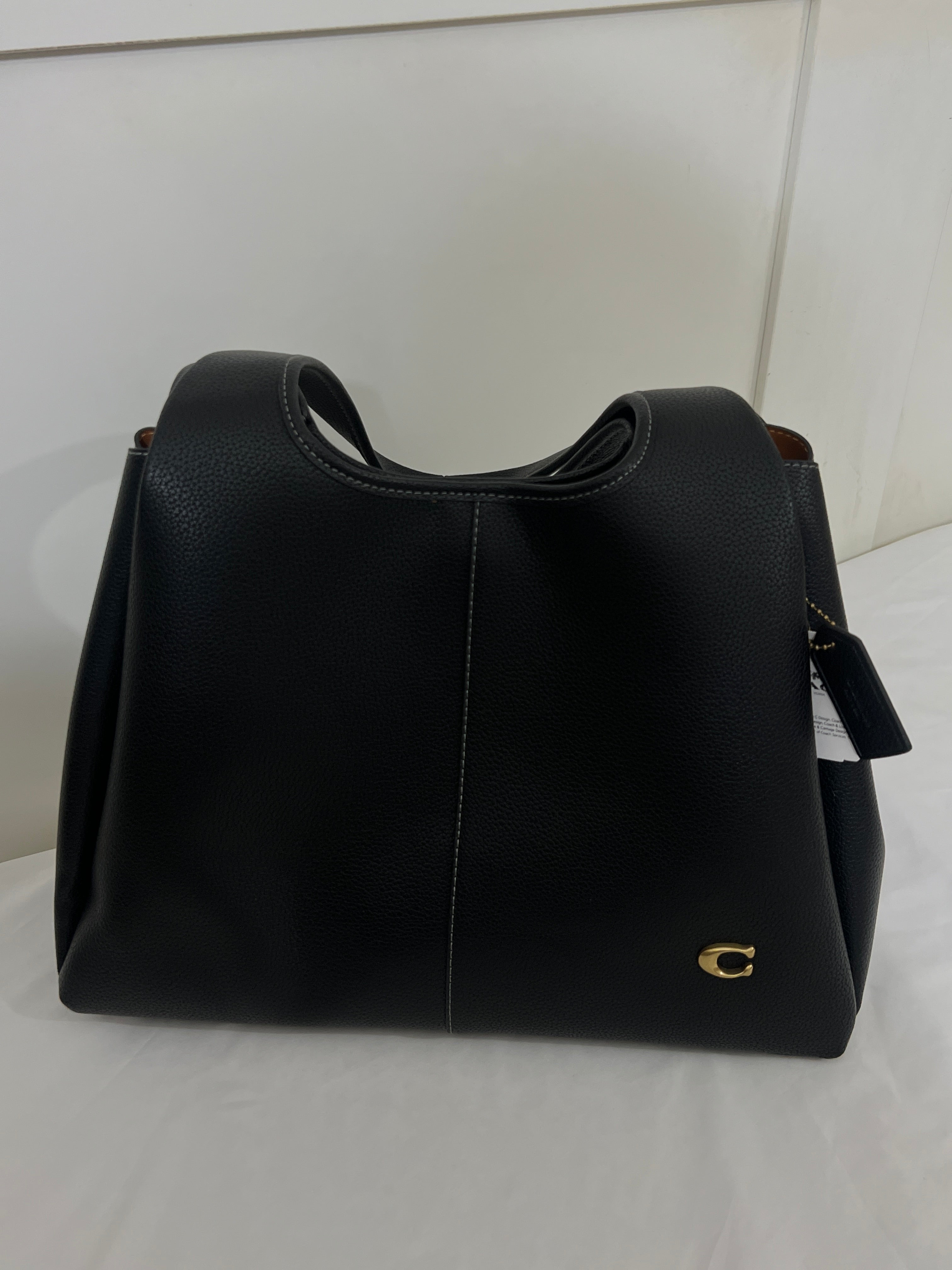 Coach Lana Shoulder Bag In Signature Black