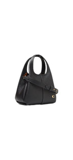 Coach Lana Shoulder Bag 23 In Signature Jacquard black Leather
