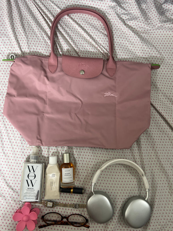 Longchamp Tote Large - Marshmallow Pink (WITH BRAND LOGO)