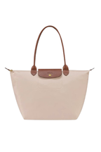 Longchamp Tote LARGE - Paper White (WITH BRAND LOGO)