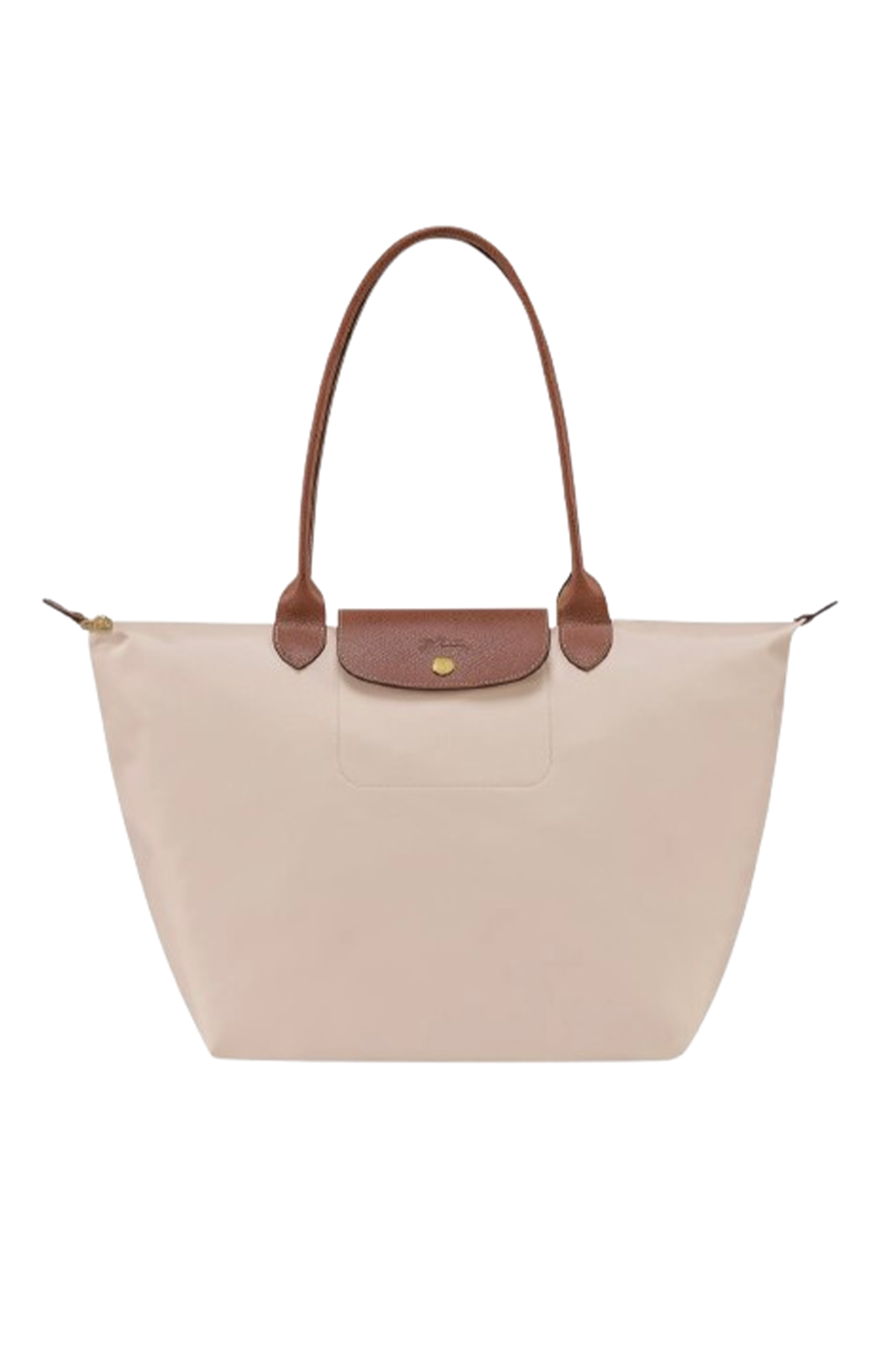 Longchamp Tote MEDIUM - Paper White (WITH BRAND LOGO)