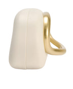 ZARA INSPIRED VIRAL CLUTCH with chain - White