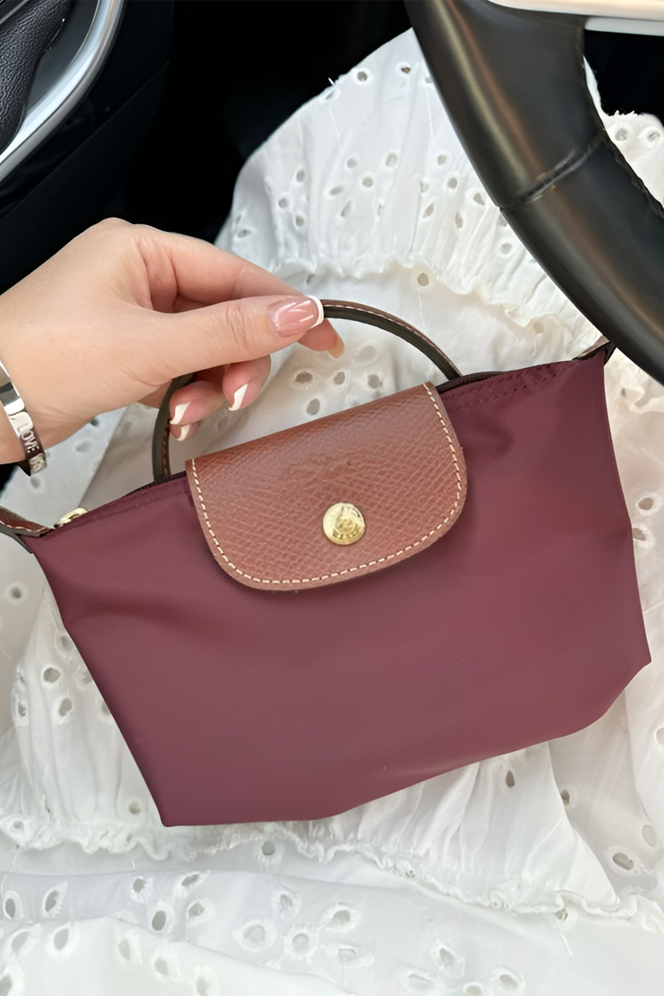 Longchamp Crossbody Bag with Strap (WITH BRAND LOGO)