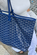Goyard Tote Bag – Blue (Large With Pouch)