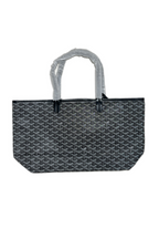 Goyard Tote Bag – Black (Large With Pouch)