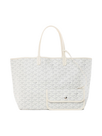 Goyard Tote Bag – White (Large With Pouch)