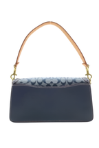 Signature Chambray Coach Shoulder Bag (WITH BOX)