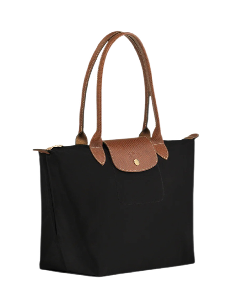 Longchamp Tote LARGE - Black (WITH BRAND LOGO)