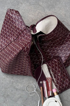 Goyard Tote Bag – Burgundy (Large With Pouch)