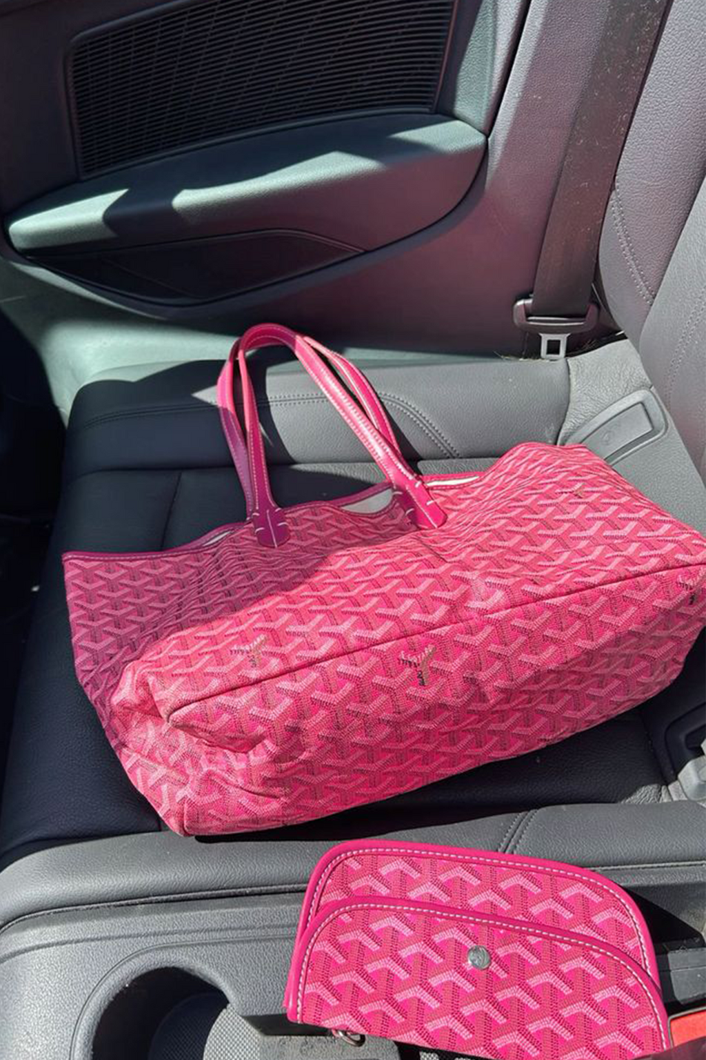 Goyard Tote Bag – Pink (Large With Pouch)