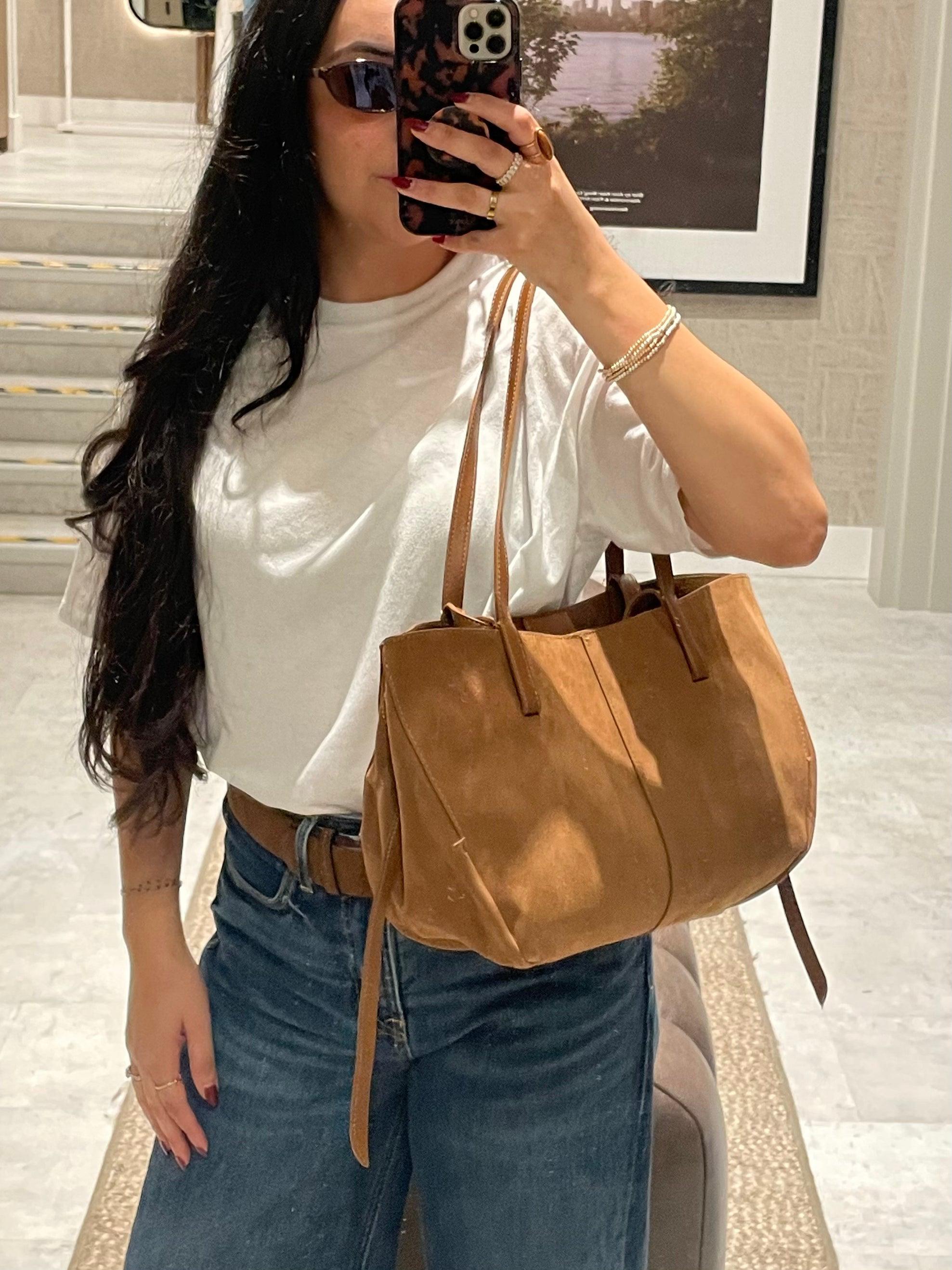 POLÈNE CYME HANDBAG WITH POUCH