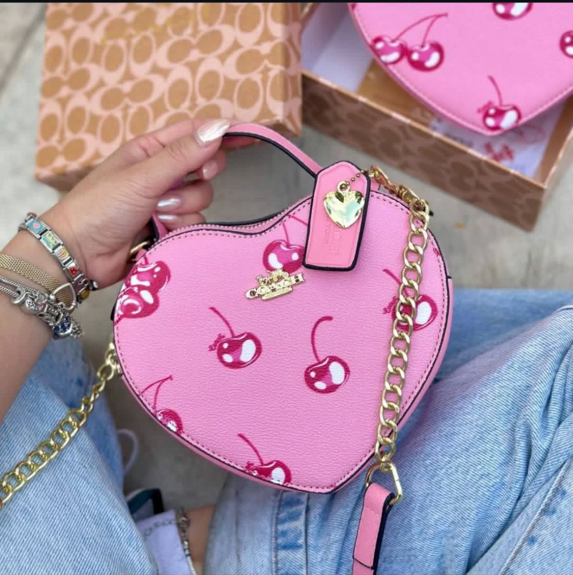 Coach Heart Crossbody In Signature Canvas