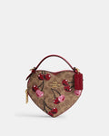Coach Heart Crossbody In Signature Canvas