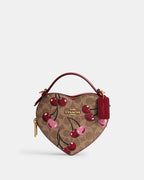 Coach Heart Crossbody In Signature Canvas