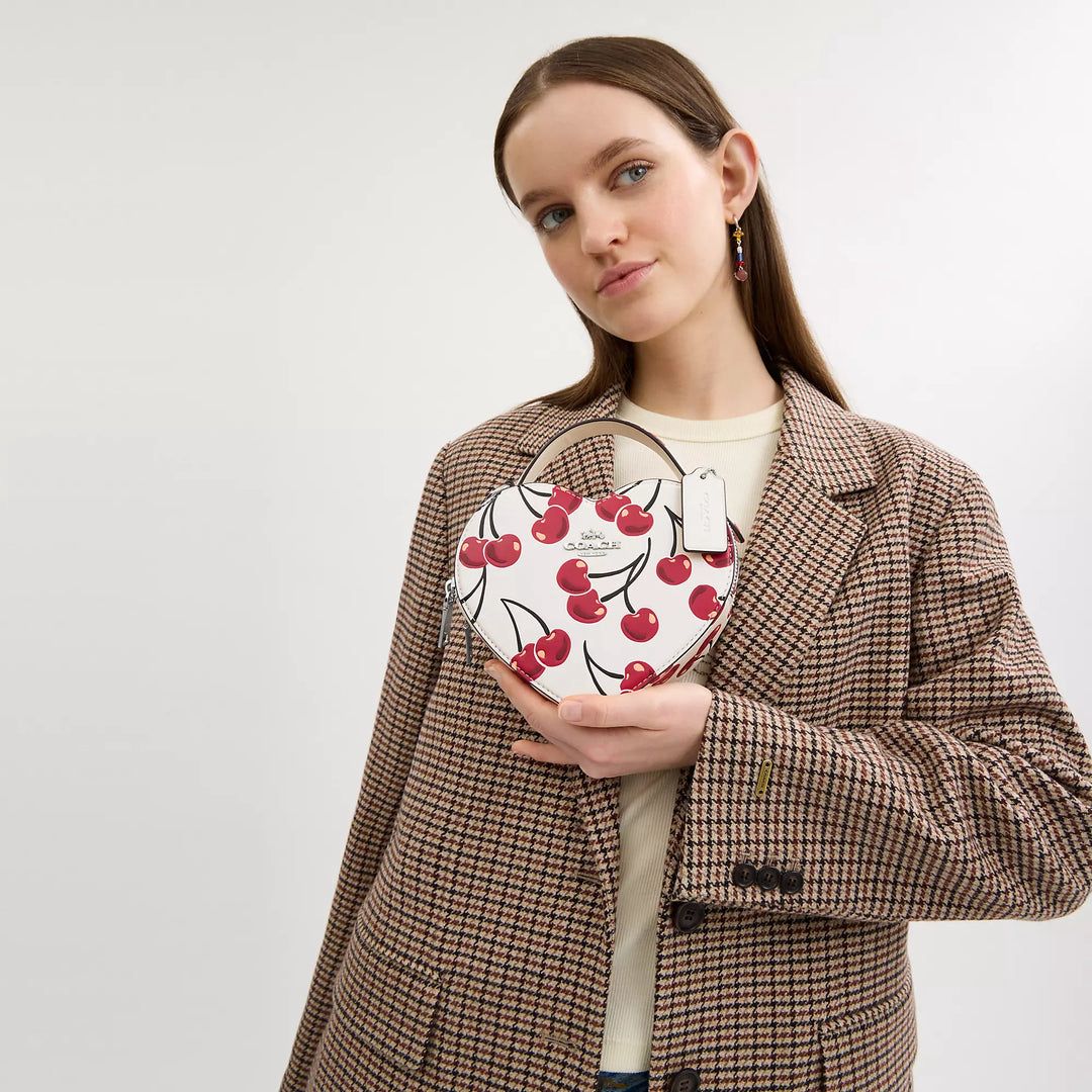 Coach Heart Crossbody In Signature Canvas