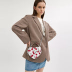 Coach Heart Crossbody In Signature Canvas