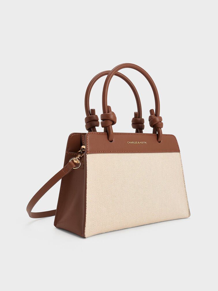CHARLES & KEITH Sabine Knotted Handle Trapeze Bag