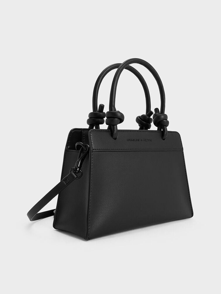 CHARLES & KEITH Sabine Knotted Handle Trapeze Bag